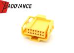 10340790 14 Pin Automotive Electrical Connectors Female Kostal Yellow