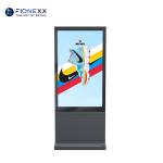 High Brightness 55 Inch Digital Signage Display Fanless Outdoor Lcd Signage