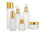 JIAZI 30g 50g Empty Cosmetic Bottles Jar Set Frosted Glass Eco Friendly