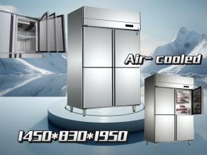 Quality Air Cooling 4 Door Display Freezer Single Compressor Easy Maintenance wholesale