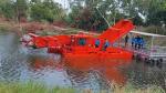 Diesel Powered Water Hyacinth Harvester With Enclosed Cabin 15.5mx6.52x3 M