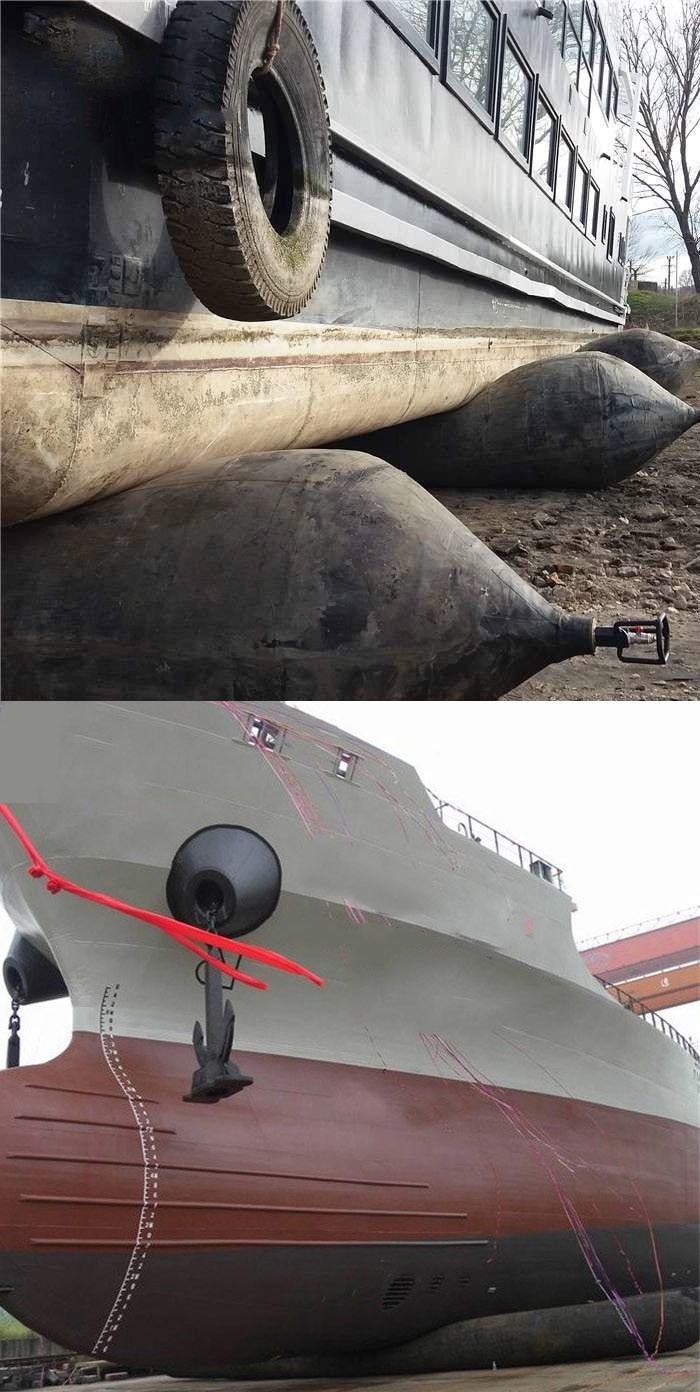 Inflatable Marine Rubber Airbag Ship Launching Balloon For Shipwreck Recovery