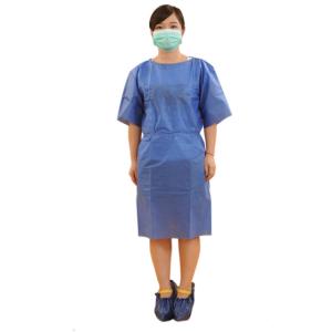 Quality PP Nonwoven Medical Use Patient Surgical Gown wholesale