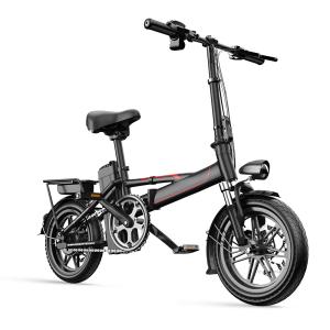 Quality 20Ah Lightweight Electric Folding Bike 50km 48v Endurance Height Adjustable wholesale