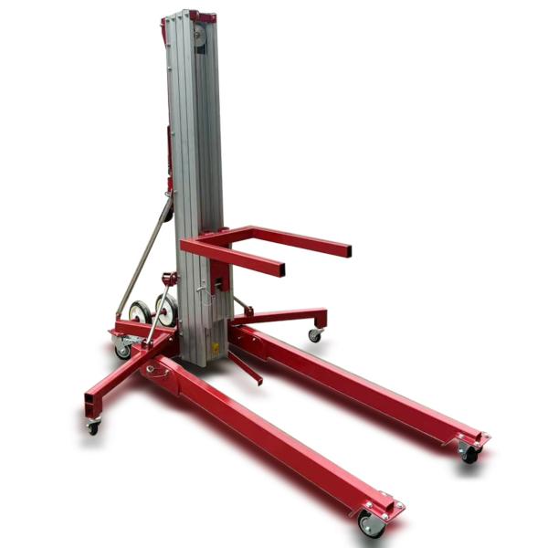 Outrigger Footprint 1.70*1.67 Human Hand Cranked Aluminum Alloy Lift With