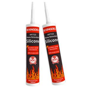 Quality Waterproof Clear Silicone Sealant Flame Retardant Neutral Glass Sealant Glue wholesale