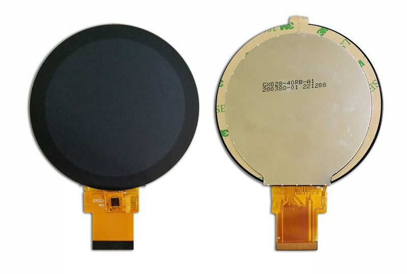 2.8 Inch 480x480 Circular TFT Display RGB Interface 40pin With Touch Screen