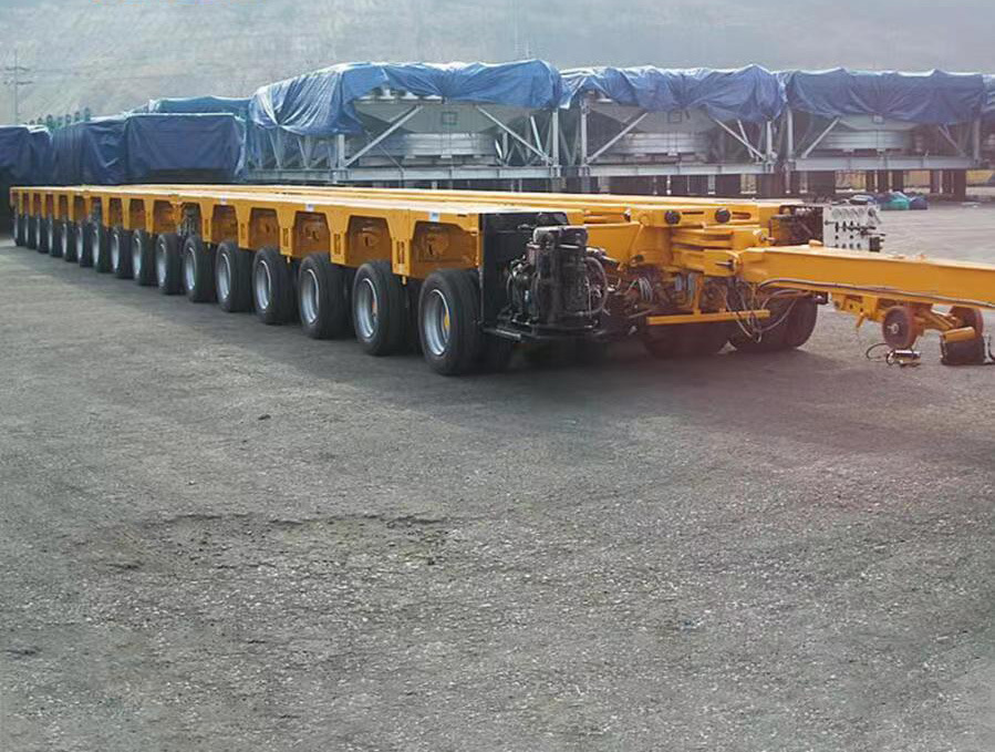 Heavy Construction Machinery Truck Trailer Robust Spmt (Self-Propelled Modular Transporter) Trailer