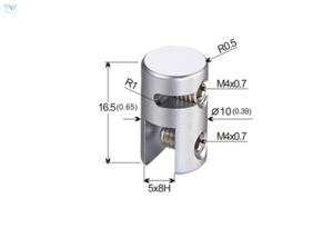 Quality Single Sided Clamp Cable Display Components For Window Displays wholesale