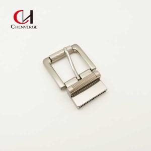 Quality Chenverge Silver Dress Belt Buckles , Lightweight Nickel Reversible Belt Buckle wholesale