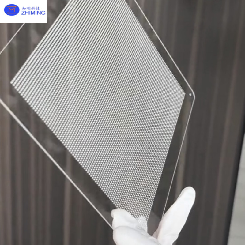 High-Transmittance TGV Sapphire Substrate Conductive Aerospace Automotive AR VR