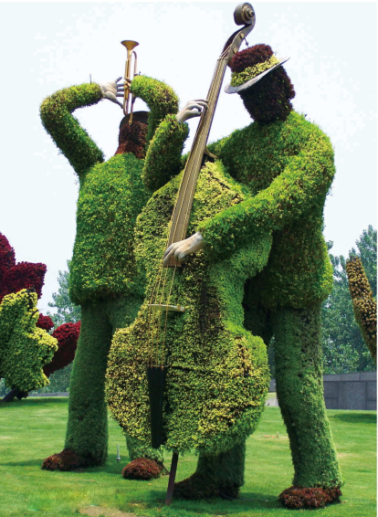 Artificial Flower Landscape Decoration Customized Plant 