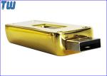 Finance Promotional Golden Stick Sliding 1GB USB Thumb Drives