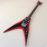 6 Strings Guitar 39 Inch V Shape Electric Guitar Neck Through Active Guitar