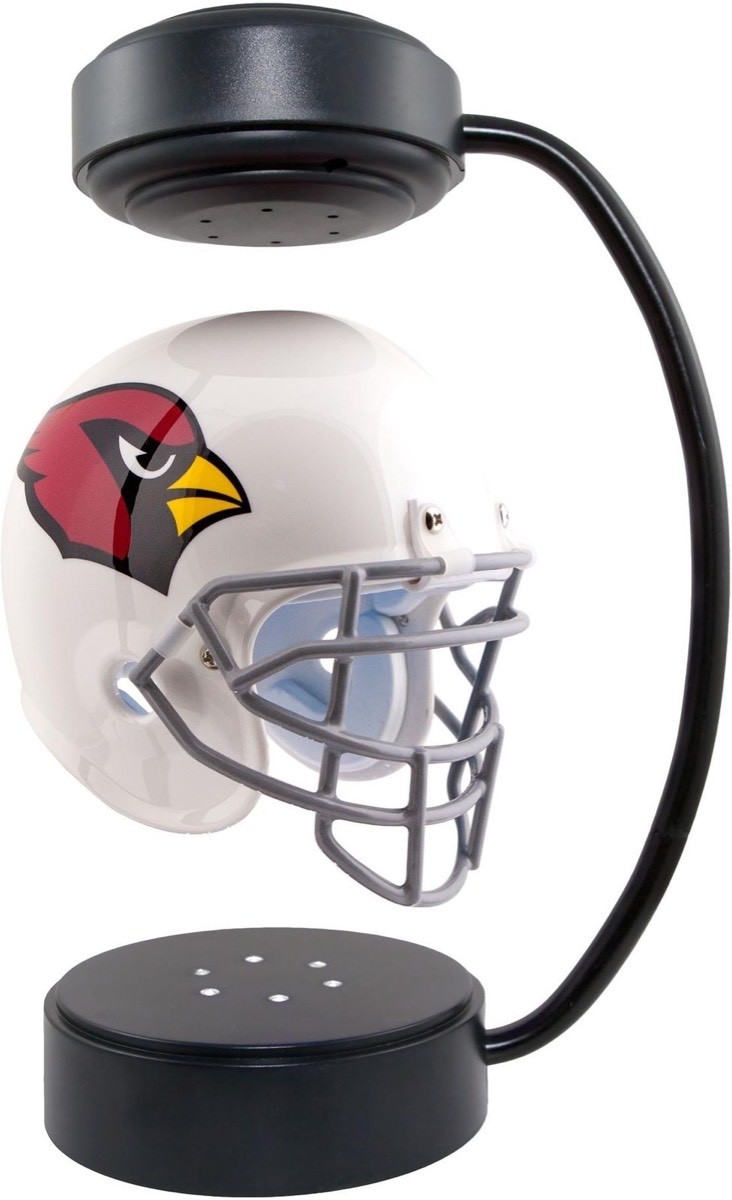 PA-0941 new magnetic levitation hover helmet ,floating sport helmet display rack