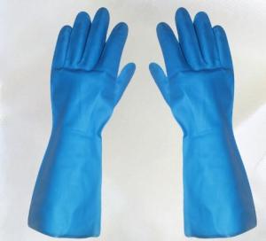 Quality Waterproof Blue Nitrile Glove Xl 18Mil Chemical Resistant Gloves Nitrile wholesale
