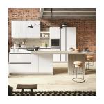 YALIG Modern High Gloss Lacquer Kitchen Cabinet Customized for Kitchen Rack