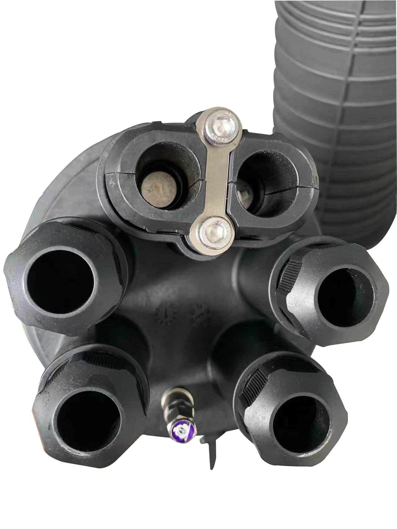 Outdoor FTTH FTTX IP68 Dome Fiber Optic Splice Closure 288 Joint Box PP+GF Underground