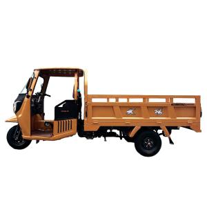 Quality 32Ah Storage Battery Heavy Duty Closed Cabin Adult Tricycle with Keel 40*100mm Frame wholesale