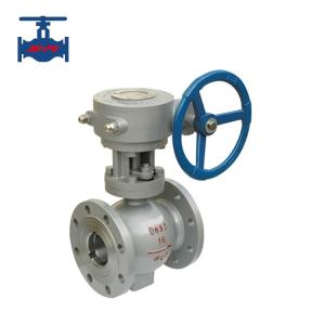 Quality OEM ODM Flange End Ball Valve Stainless Steel Eccentric Hemispherical Valve With Side Entry wholesale