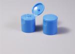PP Plastic Flip Top Bottle Caps Navy Blue Color Screw On Type 22 / 415