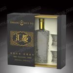 Luxury Customed Drawer Gift Box For Glass Liquor Bottle Vodka Gin Whisky Bottle