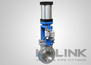China Pneumatic Knife Gate Valve with Positioner, Solenoid Valve & Limit Switch on sale