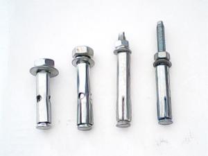 Quality Shield Expansion Screw Anchor , Carbon / Stainless Steel Expansion Bolts For Brick wholesale