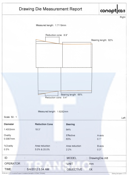 Automatic Wire Cable Accessories Conoptica System High Efficiency Performance