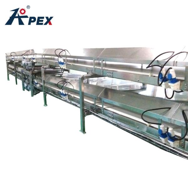 Bread Cake Double Deck Switchingover Food Grade Electric Tortillas Belt Cooling
