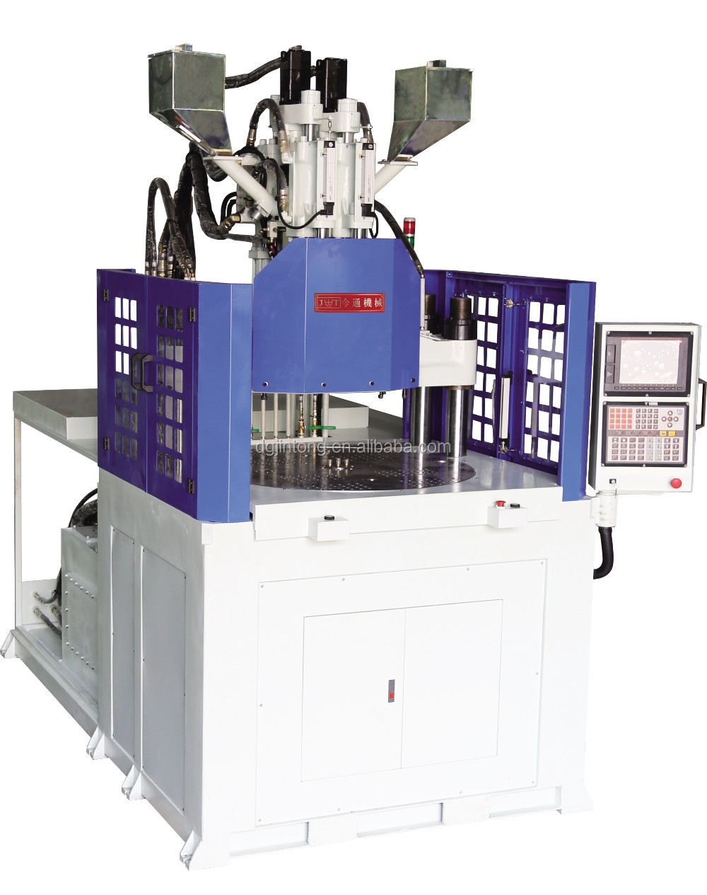 240ton Double Color / Material Injection Molding Machine Vertical For Handle