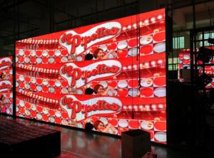 Quality P4 Indoor LED Video Screen , Indoor Advertising LED Display Screen Fixed Install 2000 Nits wholesale