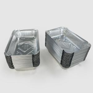 Quality Restaurant Takeaway Food Container Trays with Environmental Friendly Aluminum Foil wholesale