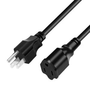 Quality 3 Pin Power Cords Extension Cords Ac Cable With Plug wholesale