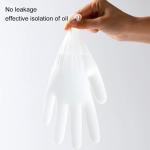 Clear Vinyl Glove No Powder 3mm Thickness Glove With Full Certificates