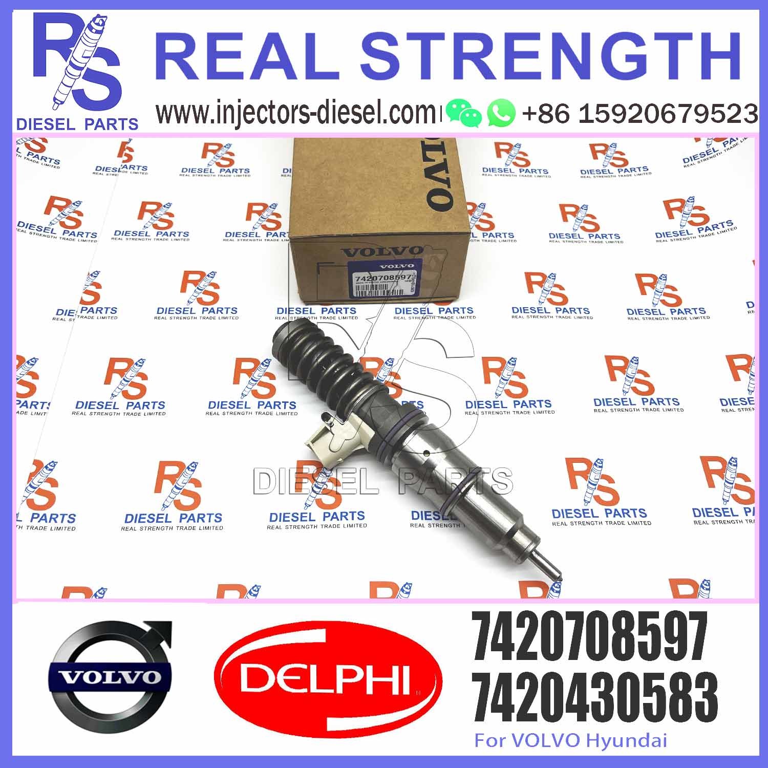 Diesel Fuel Injector 21644596 5001867216 7420708597 7421582094 7421644596 E3.18 for V-O-L-V RENAULT 11LTR EURO3 HI
