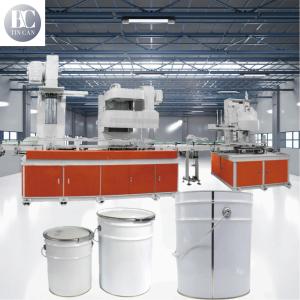 China 4 Gallon 30cpm Chemical Tin Can Manufacturing Machine Conical Expansion Station on sale