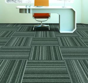 Quality Square Polypropylene Fiber Commercial Floor Mat Fireproof For Office wholesale