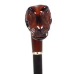 Wooden amnial shape umbrella handle Design umbrella black Swan Wooden umbrella