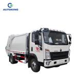 Electric Compressed Garbage Truck With Automatic Transmission Euro 3 Emission