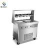 Commercial Fried Ice Cream Roll Maker Machine Double Pans