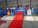 Bamboo 5.5kw Glazed Tile Roll Forming Machine Use Steel Material
