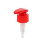 Colored Screw Lotion Pump 28/410 Flat Nozzle Ribbed Press Type Lotion Pump