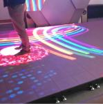 P4.81 Indoor Full Color Screen , Interactive Dance Floor LED Display Screen