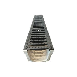 Quality C250 Walkway Water Drainage Channel Precast Polymer Concrete Linear Drainage wholesale