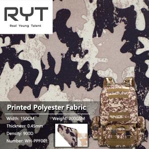 Quality 100% Polyester 900D Printing Waterproof Durable Fanbric For Backpack And Other Product wholesale