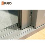 Australia Anti Noise Aluminium Sliding Glass Doors System Customized Size