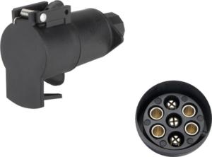 Quality OEM Standard Trailer Plug Socket Black Waterproof European Type wholesale