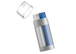 Oval Acrylic 30ml Double Tube Airless Bottle With Dispenser Pump
