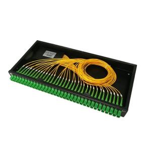 Quality Passive Fiber Optic PLC Splitter 1x32 Rack Mount 1260-1650nm Wavelength wholesale